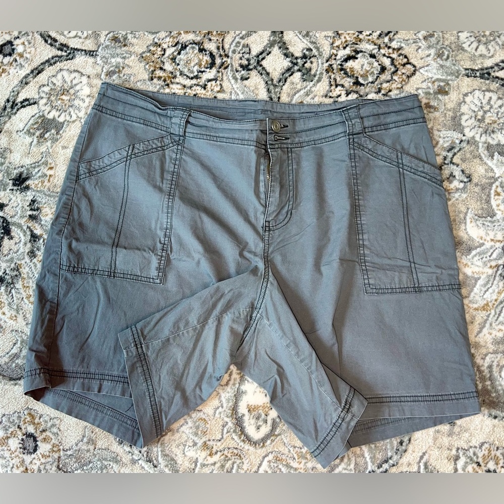 Lane Bryant High-Rise Gray Shorts Women's size 18w EUC